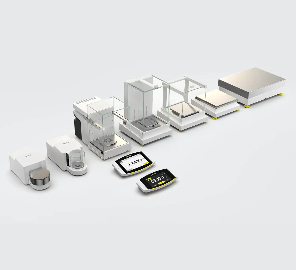 Familia de balanzas de laboratorio Sartorius Cubis II
