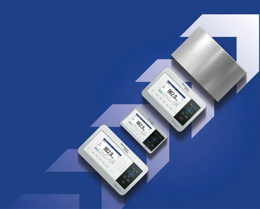 Serie de básculas e indicadores MiNexx de Minebea Intec