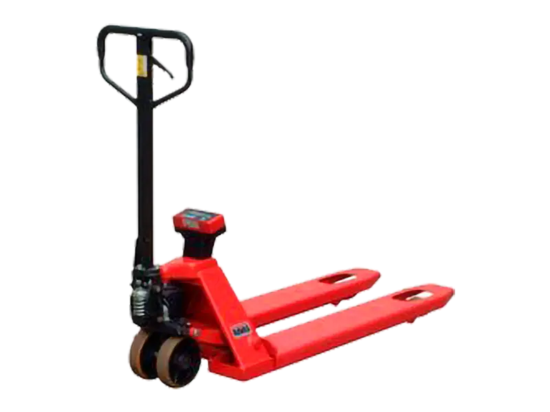 Patín hidráulico con báscula integrada